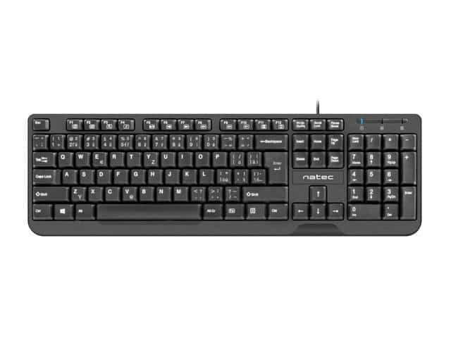 NATEC KLAWIATURA TROUT SLIM CZARNY NKL-1151