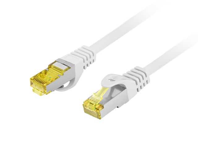 LANBERG PATCHCORD S/FTP KAT.6A 10M SZARY LSZH CU