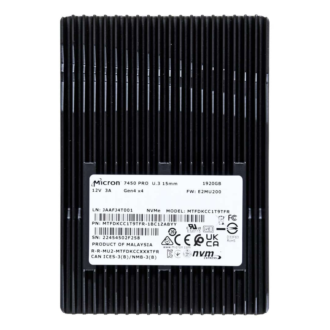 Dysk SSD Micron 7450 PRO 1.92TB U.3 NVMe Gen4