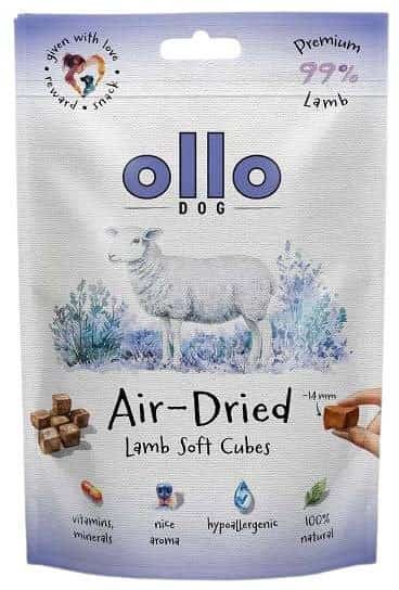 Ollo Air Dried Lamb Cubes dla psa 80g
