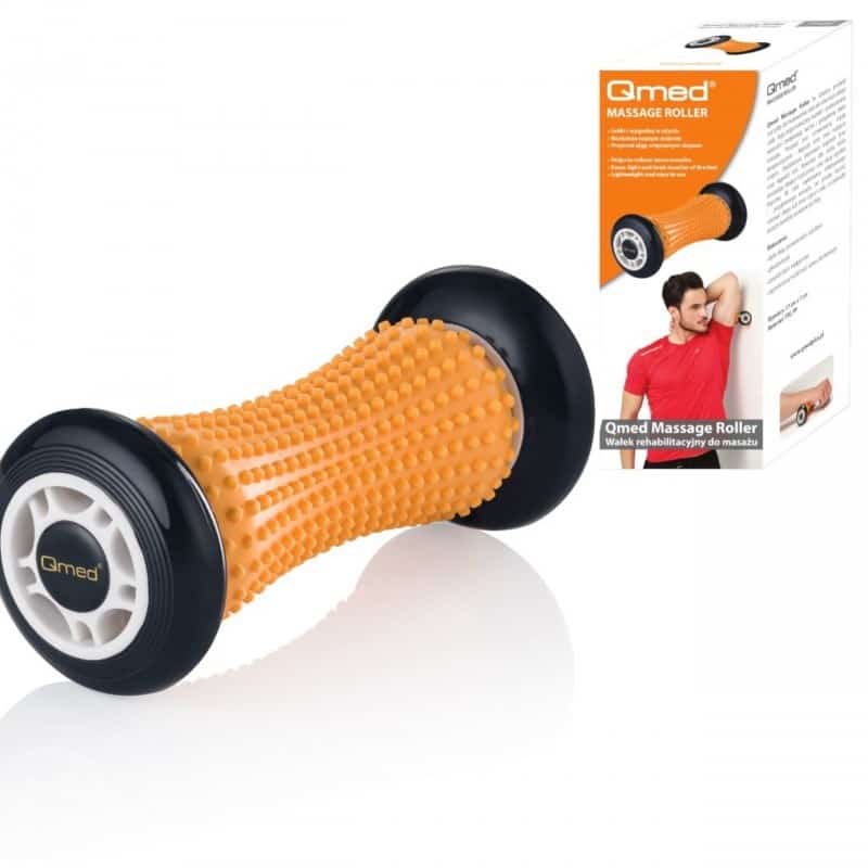 QMED MASSAGE ROLLER Wałek 7 cm Pomarańczowy
