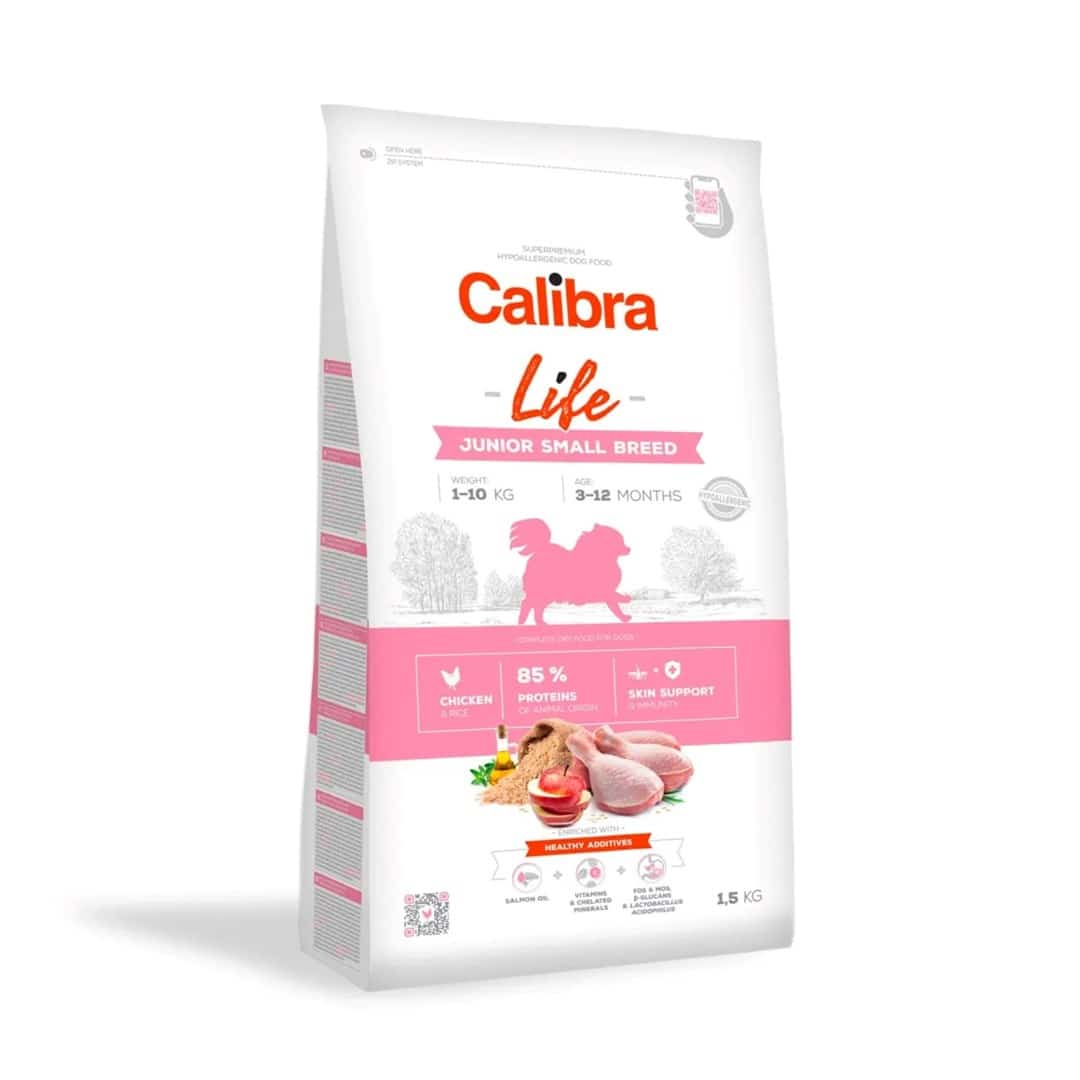 CALIBRA DOG life junior small breed chicken 1,5kg