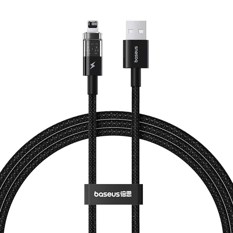 Kabel Baseus Gem Typ USB A do Lightning 1m (czarny)