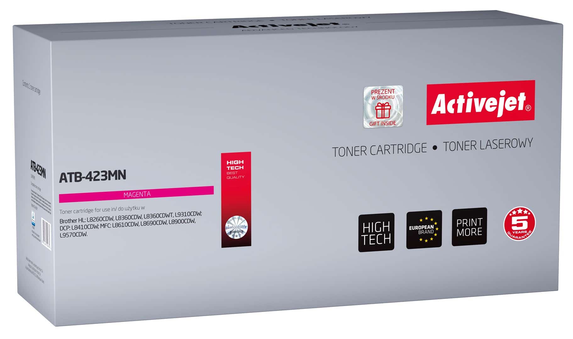 Activejet ATB-423MN Toner - Zamiennik Brother TN-423M
