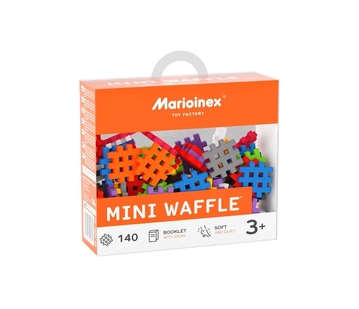MARIOINEX Klocki Mini Waffle, 140 elementów