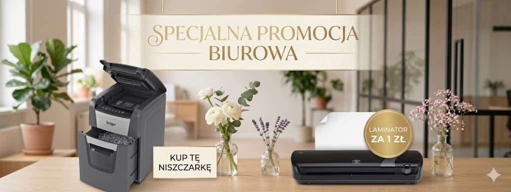 Niszczarka Rexel Optimum AutoFeed+ 90X, P4, 34l + GBC Laminator Inspire+ A4 czarny