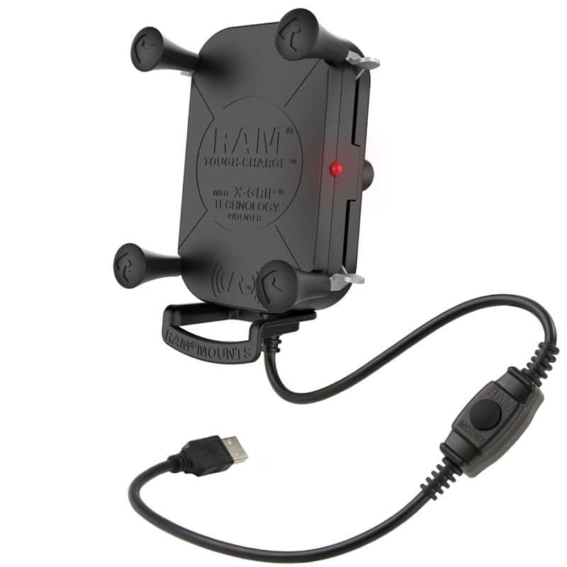 RAM® Tough-Charge™ z wodoodpornym uchwytem do ładowania bezprzewodowego X-Grip® 10W