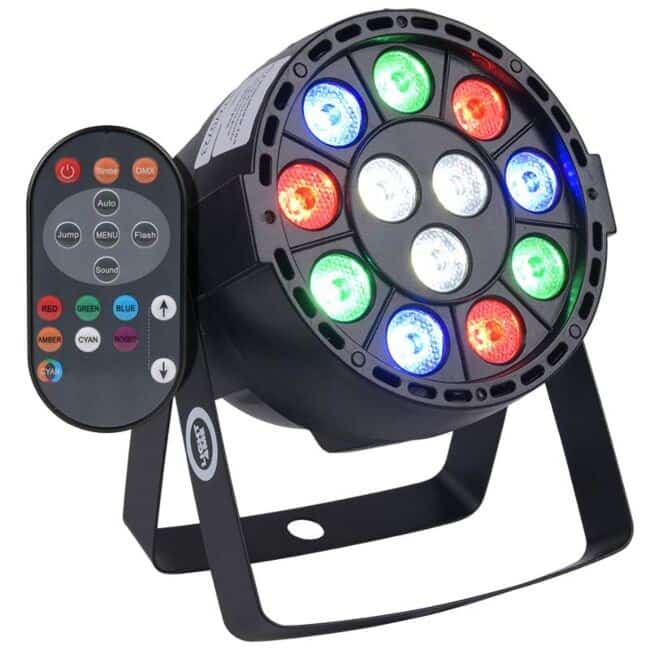 LIGHT4ME P12 LED PAR RGBW - Par LED RGBW, pilot