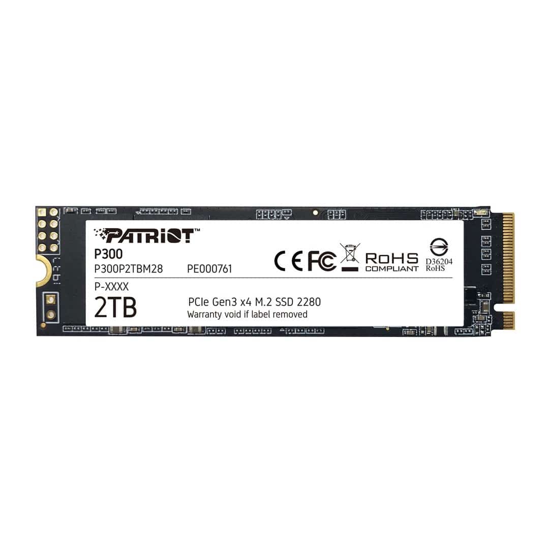 Dysk SSD Patriot P300 2TB M.2 2280 PCI-Ex4 Gen3 NVMe