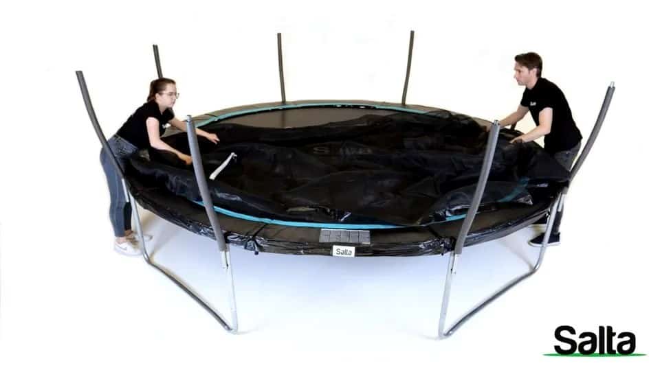 Trampolina Salta Cosmos 427 cm czarna