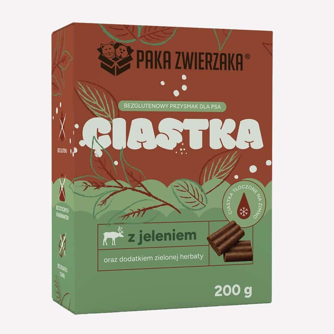 Paka Zwierzaka Jeleń zielona herbata przysmak 200g