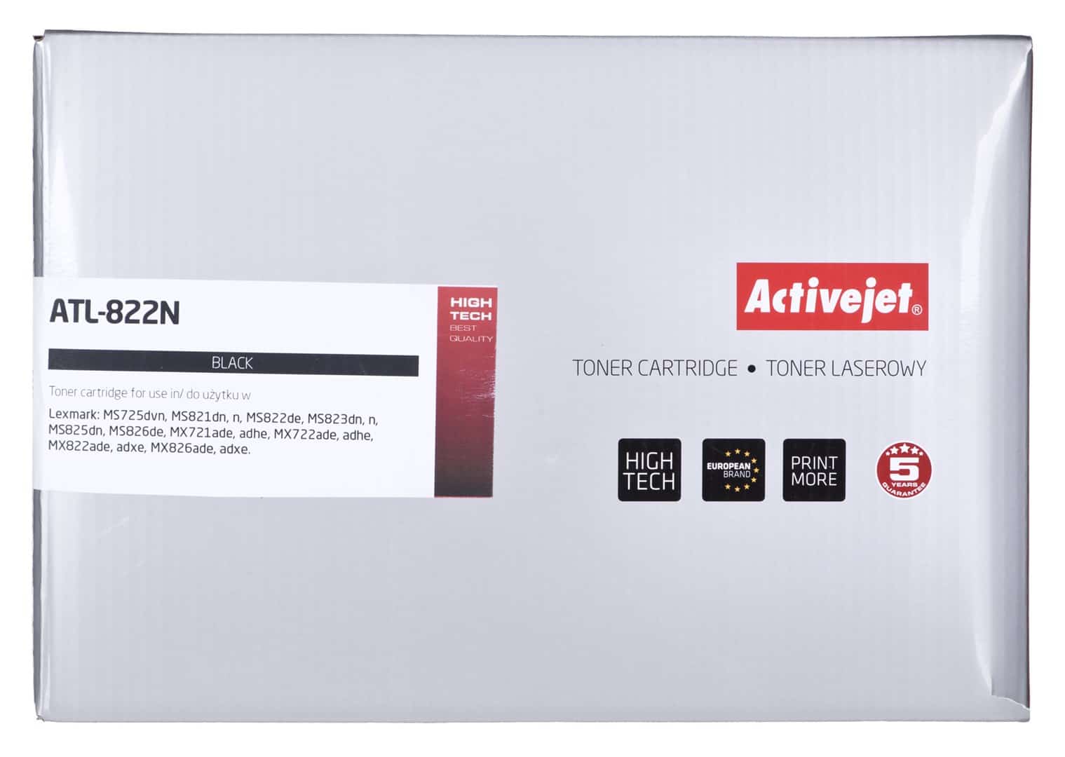 Toner Activejet ATL-822N (zamiennik Lexmark 58D2H00; 15000 stron)