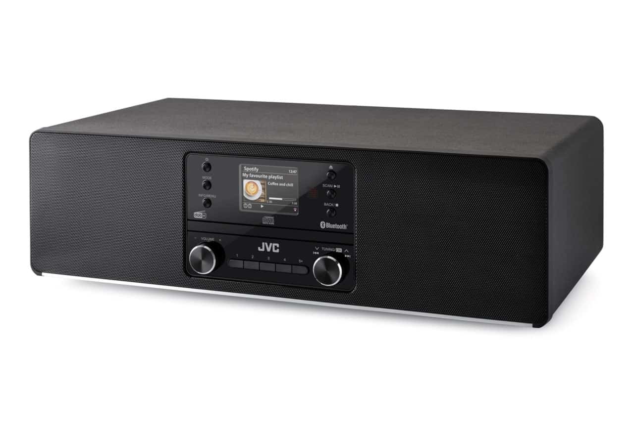 Mini Wieża/Radio internetowe JVC All In One RD-E984B Czarne (OUTLET)