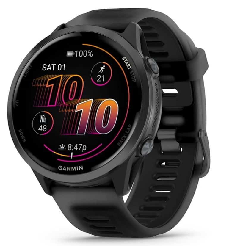 Zegarek sportowy Garmin Forerunner 570 47mm Black Slate Grey