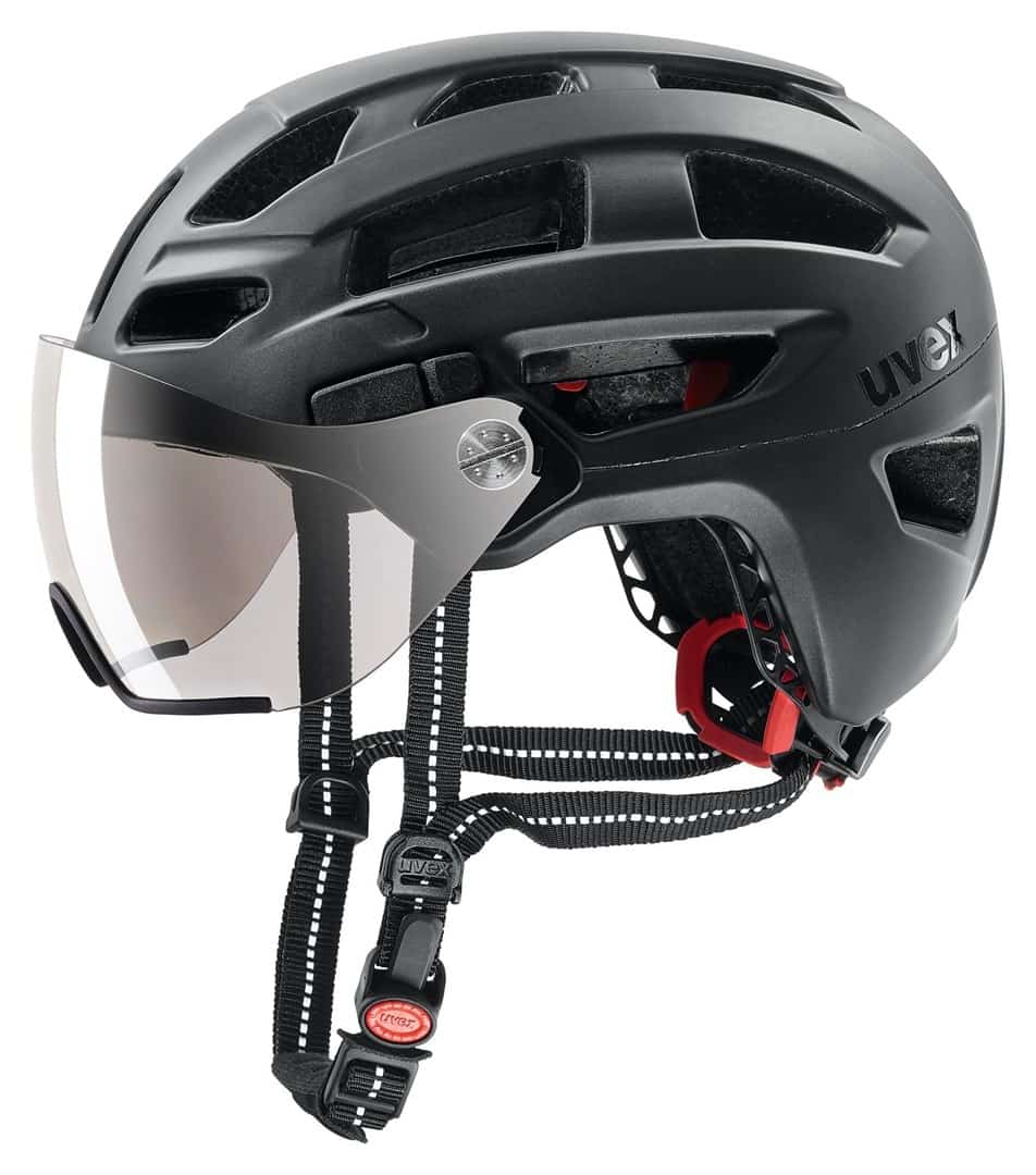 Kask rowerowy UVEX Finale visor, czarny