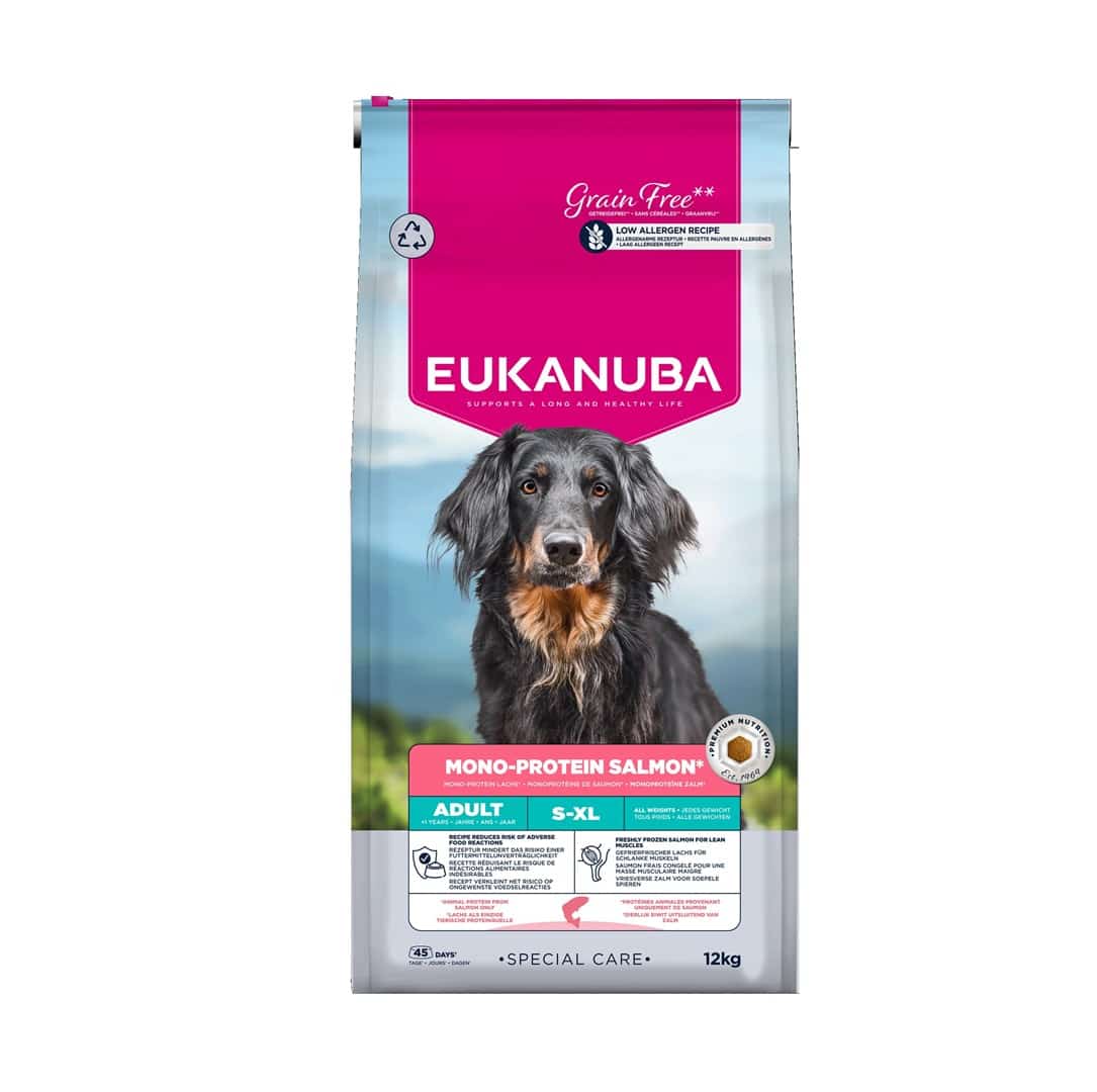 Eukanuba Special Care Mono-Protein Adult łosoś karma sucha dla psa 12kg