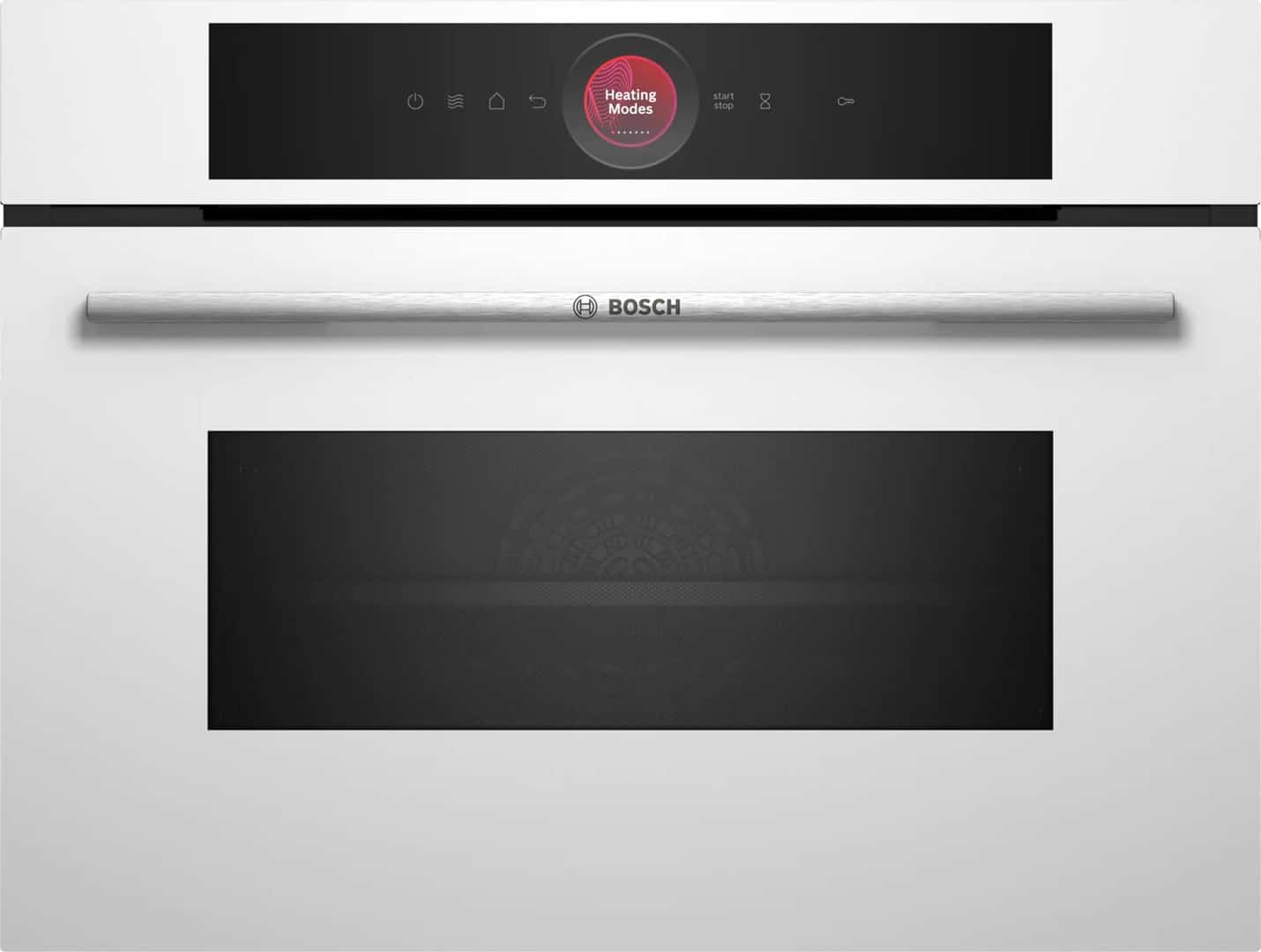 Piekarnik BOSCH CMG7241W1 kompaktowy z mikrofalą do zabudowy, 60 x 45 cm, Biały