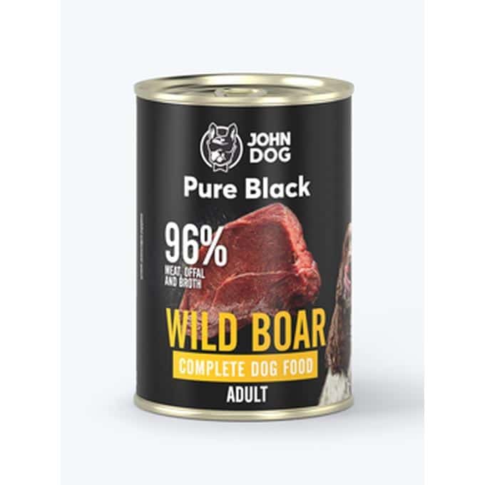 John Dog PURE BLACK DOROSŁY DZIK 800g