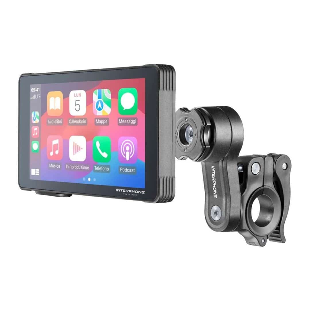 Wyświetlacz INTERPHONE SYNC55 SMART DISPLAY (CAR PLAY/ANDROID AUTO) Black