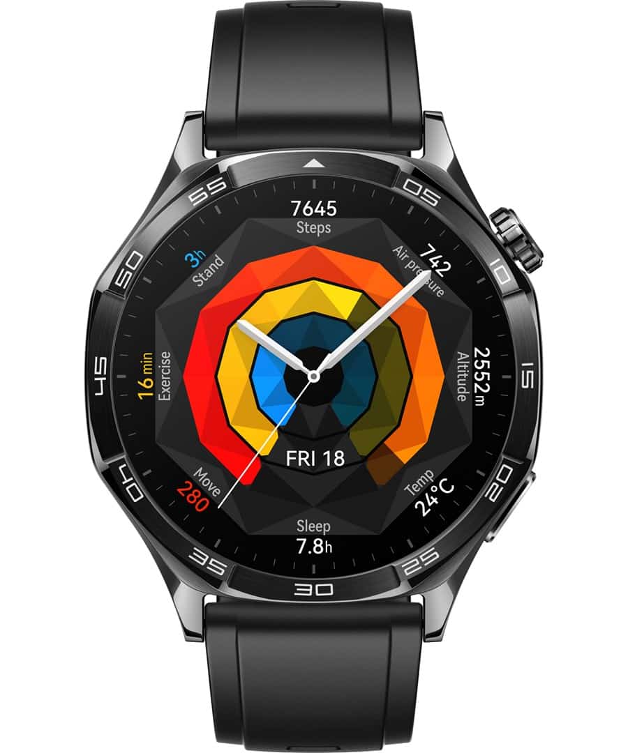 Smartwatch Huawei Watch GT5 46mm Fluoroelastomer Strap Black