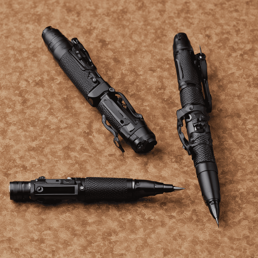 Długopis taktyczny GUARD Tactical Pen Kubotan ze zbijakiem do szyb (YC-008-BL)