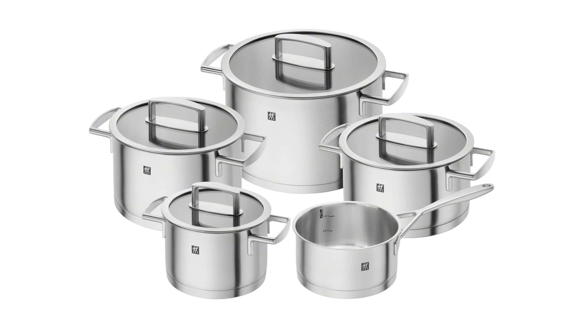Zestaw garnków ZWILLING Vitality 66460-000-0 (1,5 litra, 2 litry, 3 litry, 3,5 litra, 6 litrów) (OUTLET)