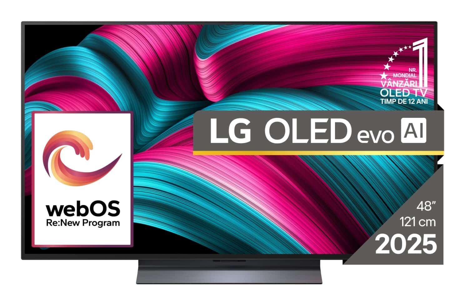Telewizor LG OLED48C51LA OLED EVO 48'' 4K Ultra HD 144 Hz WebOS Dolby Atmos Czarny
