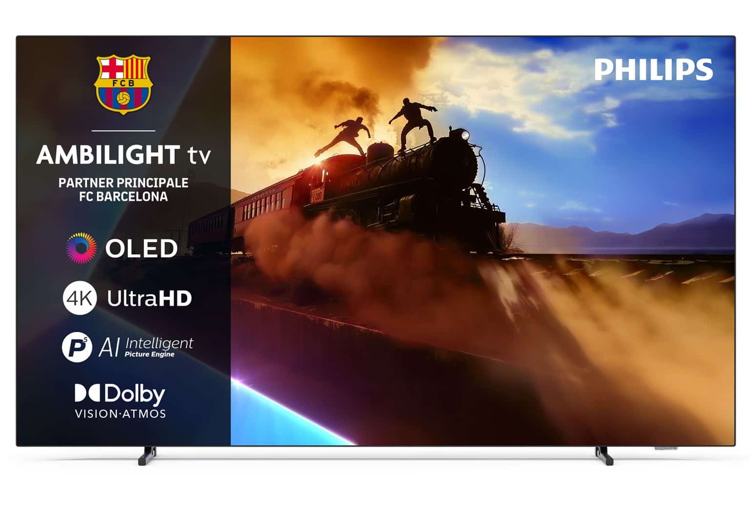 Telewizor Philips 65OLED770/­12 OLED 65" 4K Ultra HD 120Hz Titan OS Dolby Atmos Czarny