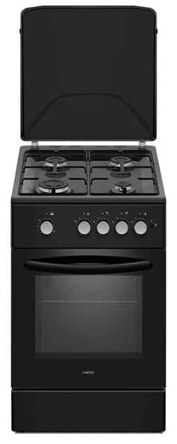 Kuchnia gazowa MPM-56-KGF-21/B czarna 50 cm, 4 palniki Sabaf (OUTLET)