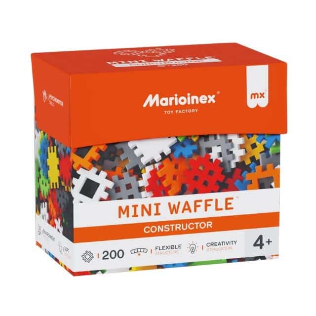 Klocki konstrukcyjne Marioinex Mini Waffle Konstruktor, 200 elementów
