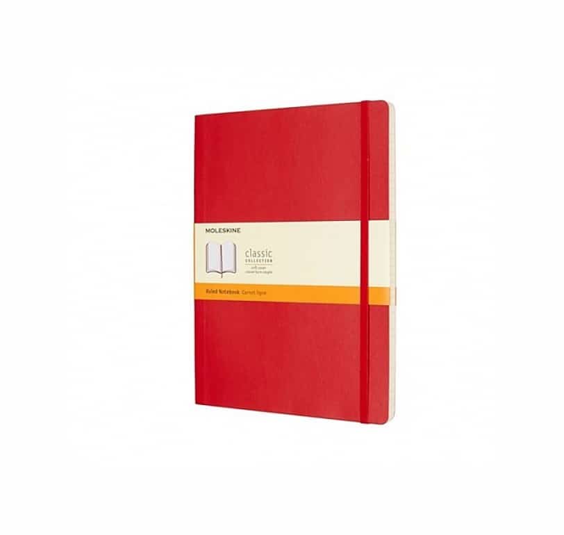 MOLESKINE Notes Classic XL, 19x25cm, czerwony