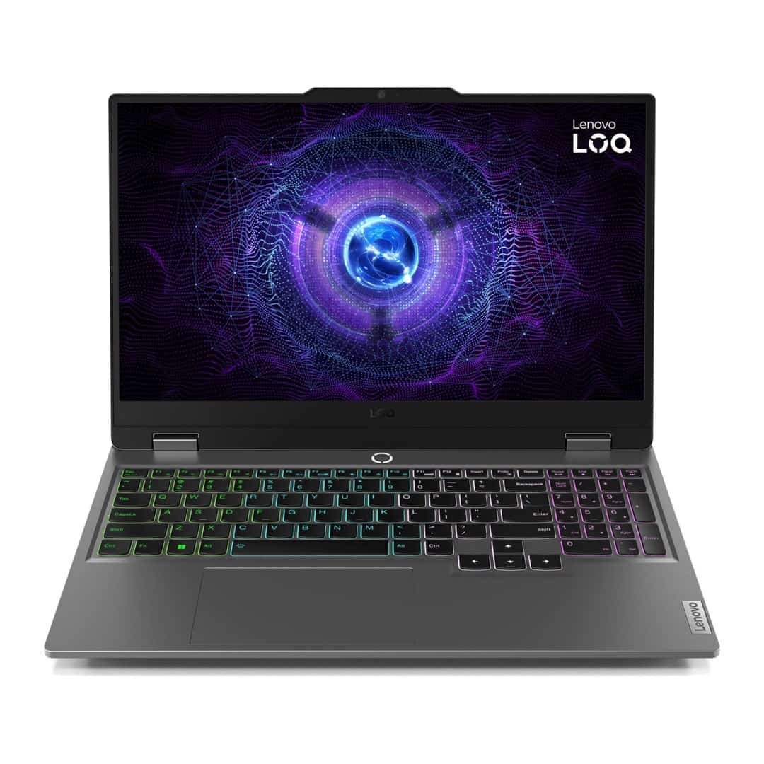 Lenovo LOQ 15IAX9 i5-12600HX 15.6"FHD IPS 300nits 144Hz AG 16GB DDR5 4800 SSD512 GeForce RTX 4050_6GB Lan Cam720p 60Wh Win11 Luna Grey
