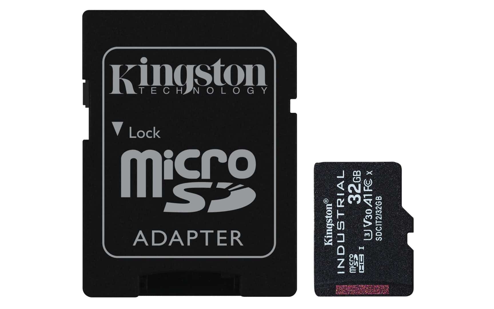 KINGSTON 32GB microSDHC Industrial C10 A1 + ADP