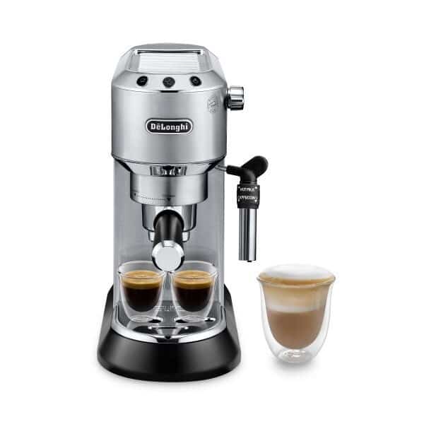 Ekspres kolbowy DeLonghi Dedica Style EC 685.M (1350W; kolor srebrny) (OUTLET)