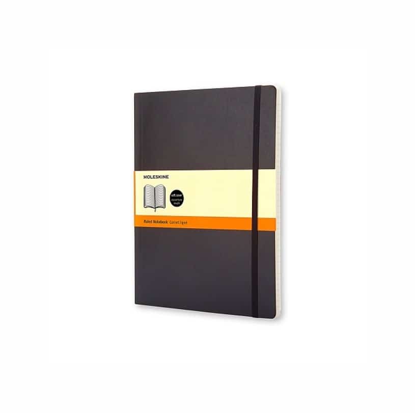 MOLESKINE Notes Classic XL, 19x25cm, Linie, Czarny