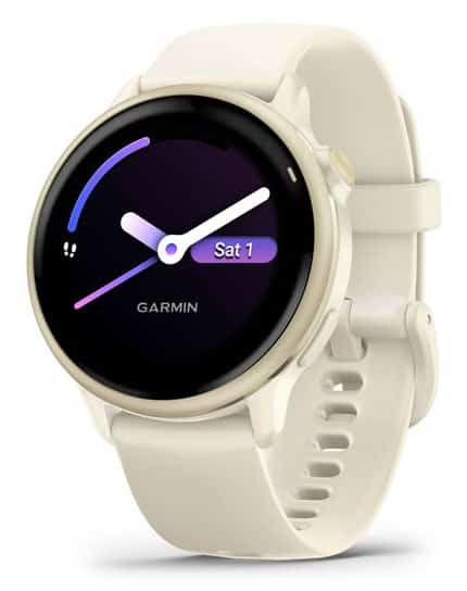 Zegarek Garmin Vivoactive 6, 42mm AMOLED Bone