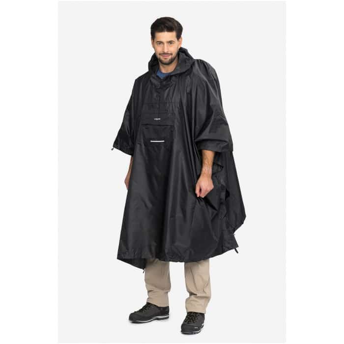 Poncho przeciwdeszczowe dla dorosłych VIKING Vesper Backpack czarne UNI