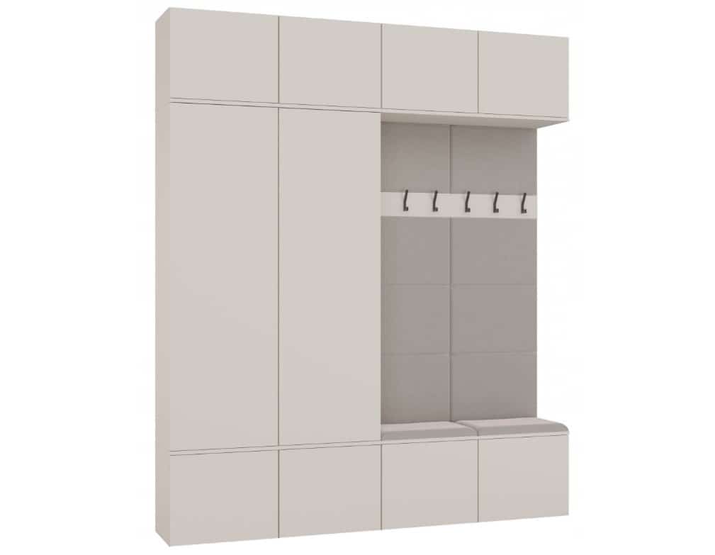 GARDEROBA HAGA IV 2SZ2W KASZMIR - Meble przedpokojowe