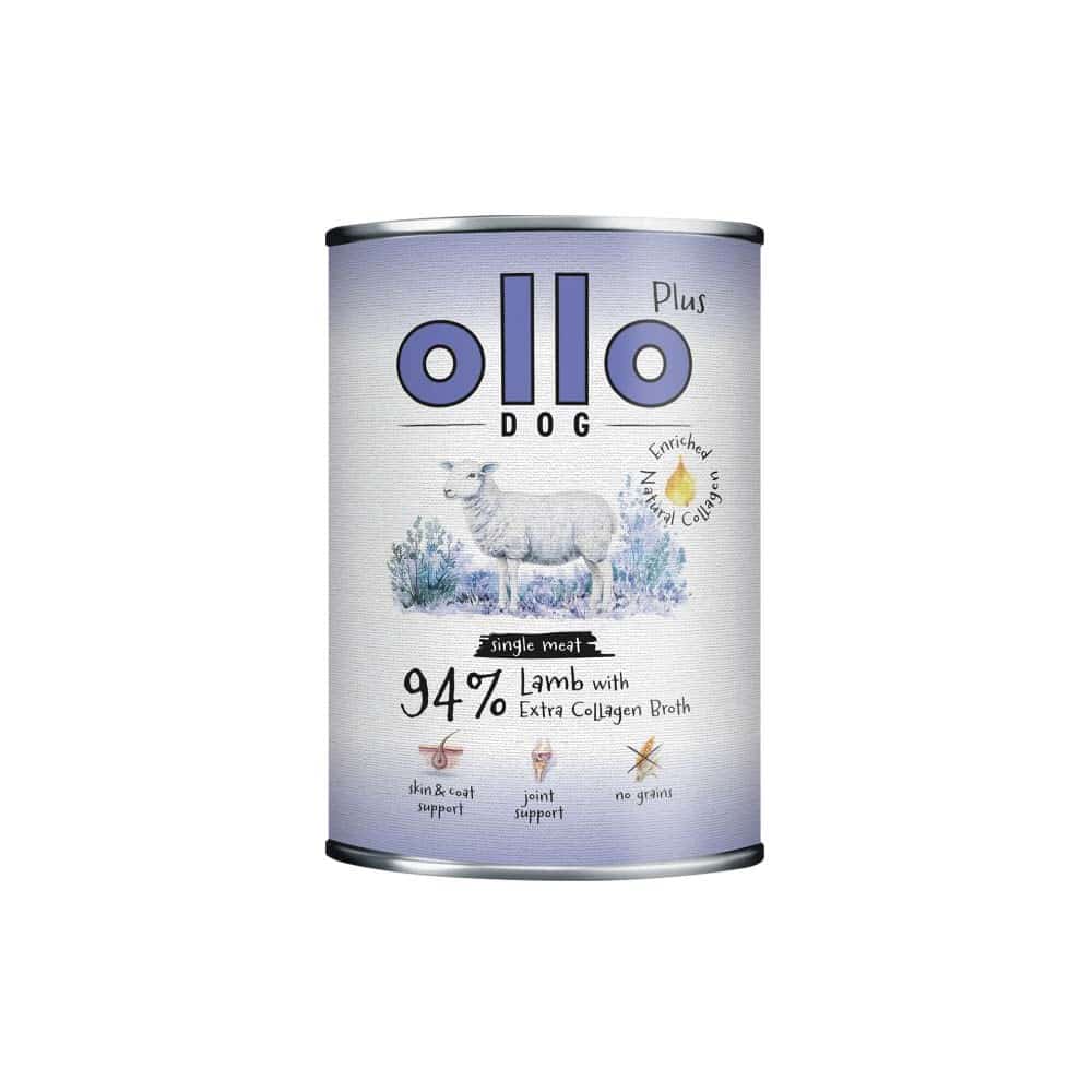Ollo Plus Kolagen Jagnięcina 400g puszka dla psa