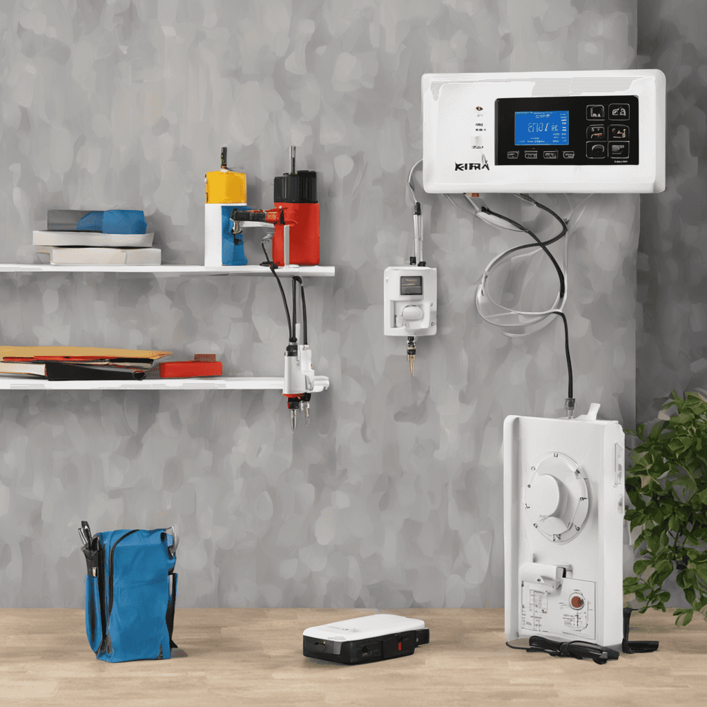 Klamka z kontrolerem dostępu EURA ELH-01H4 czarna (WYPRZEDAŻ)