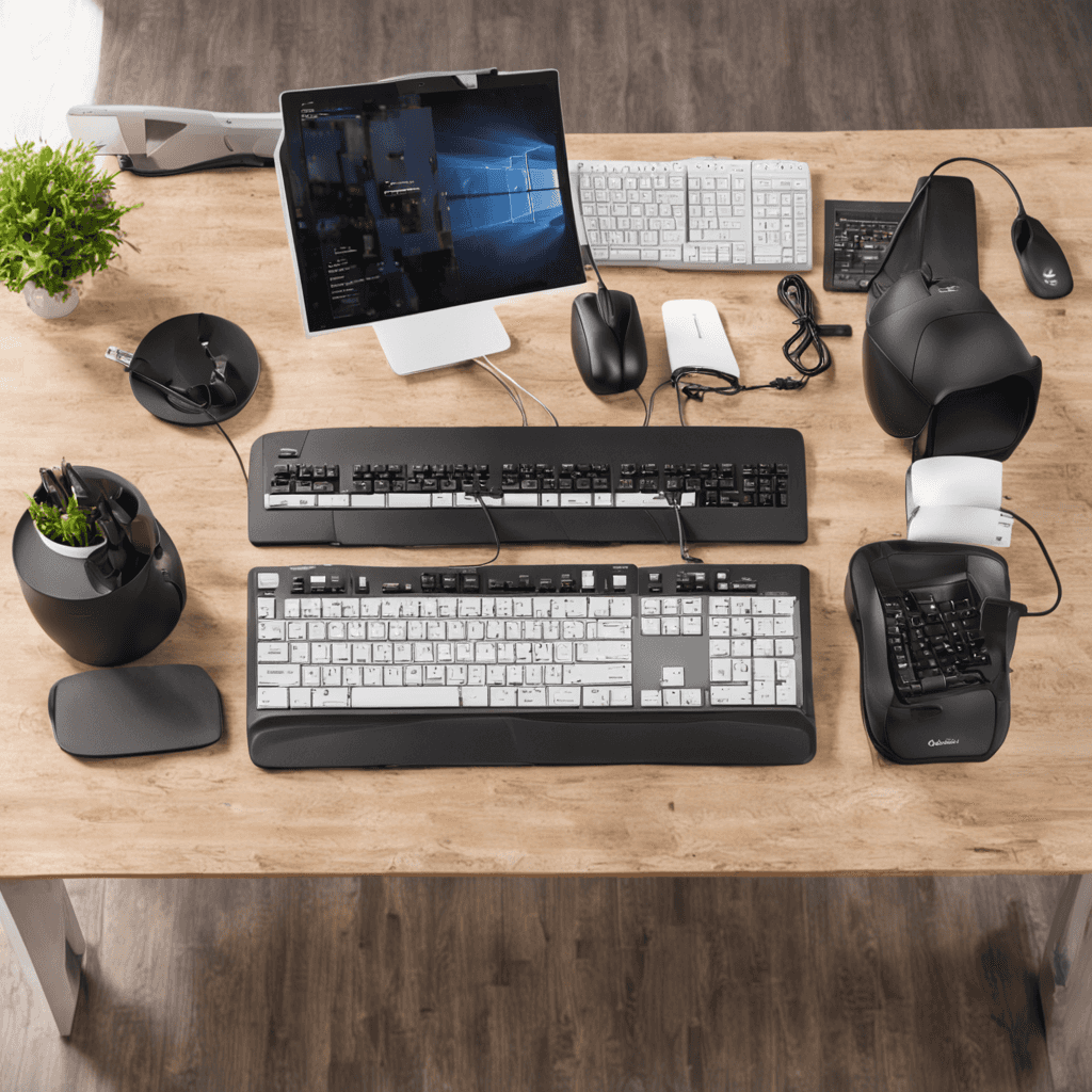 GEMBIRD BEZPRZEWODOWY ZESTAW KLAWIATURY + MYSZ SLIM PRO BUSINESS NA BIURKO, CZARNY, UKŁAD US