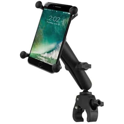 RAM® X-Grip® Duży uchwyt na telefon z małą podstawą zaciskową Tough-Claw™ - długi