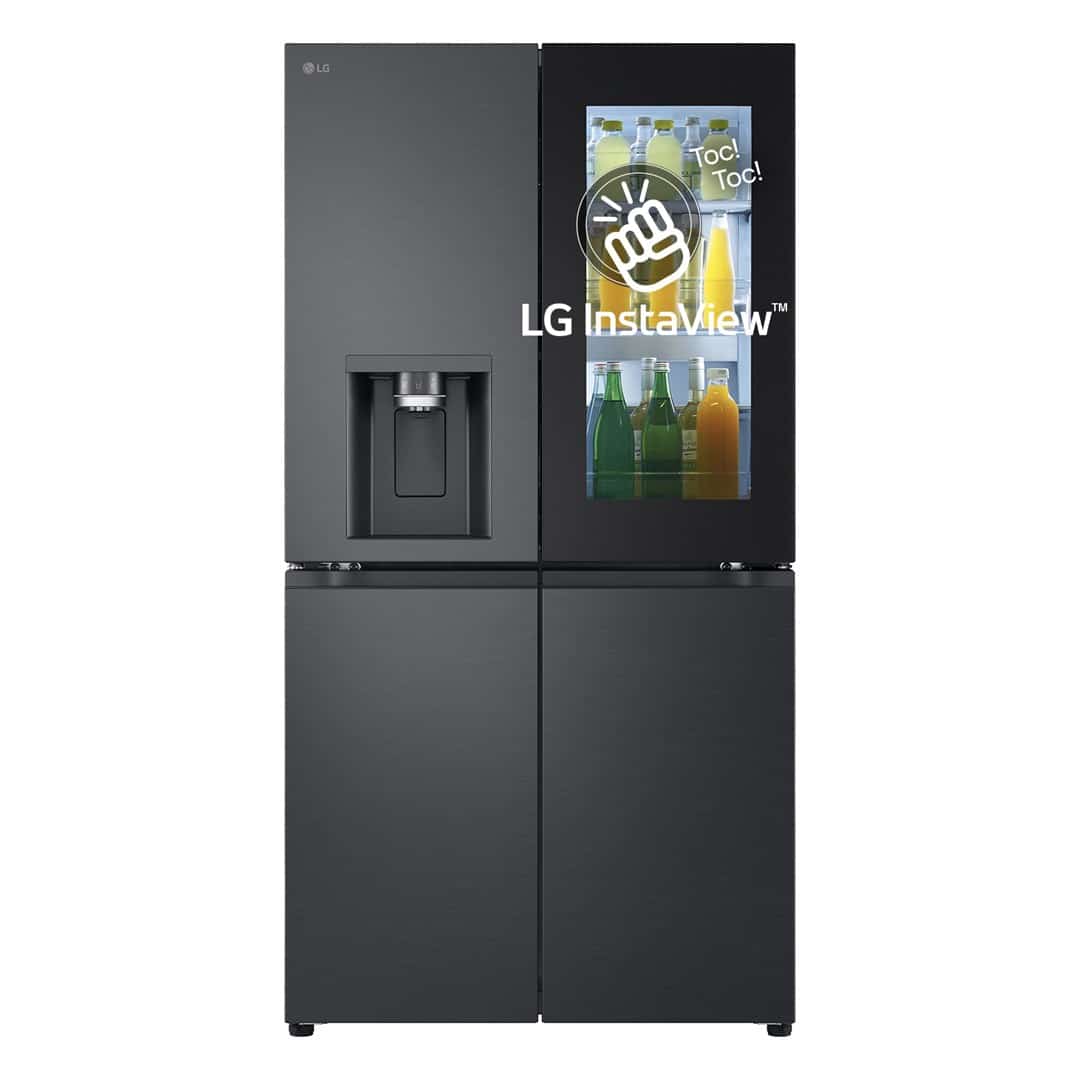 Lodówka Side-By-Side LG GMG960EVJE 179cm czarna