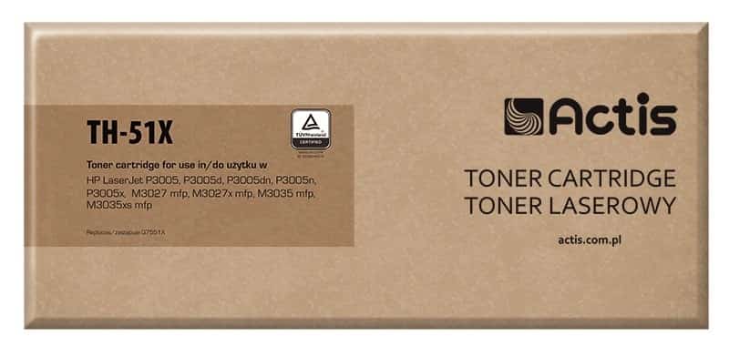 Actis TH-51X Toner (zamiennik HP 51X Q7551X; Standard; 13000 stron; czarny)