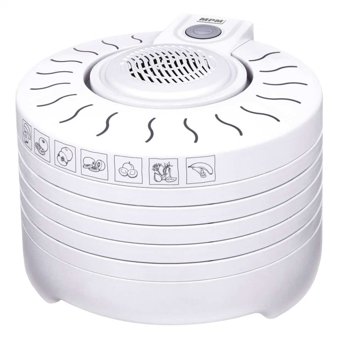 Suszarka do grzybów MPM MSG-01 biała, 5 sit, BBA free, 250W
