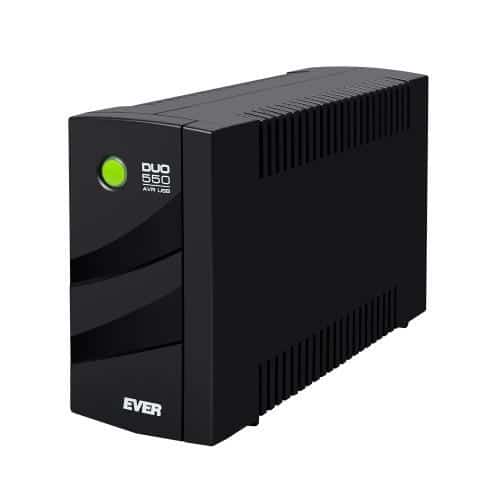 Zasilacz UPS EVER DUO 550 AVR USB (TWR; 550VA) (T/DAVRTO-000K55/00) (OUTLET)