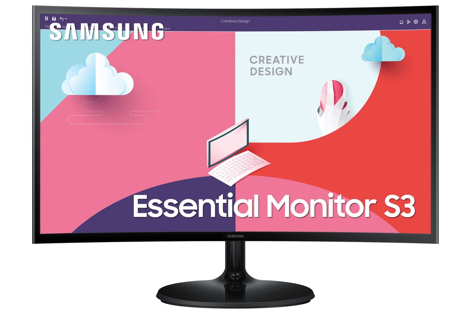 MONITOR SAMSUNG LED 24" LS24C360EAUXEN (OUTLET)