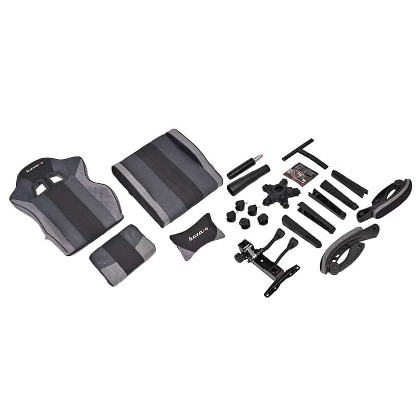 Fotel gamingowy Huzaro Force 4.7 Grey Mesh (OUTLET)