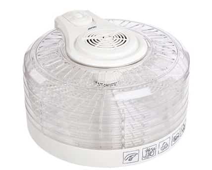 Suszarka do grzybów MPM MSG-02 biała, 5 sit, BBA free, 400W