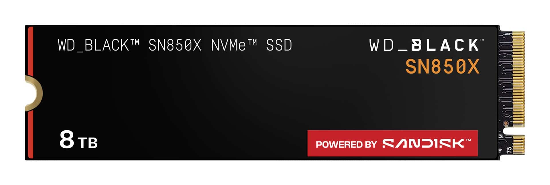 SSD WD Black SN850X 8TB NVMe, Interfejs PCI Express 4.0